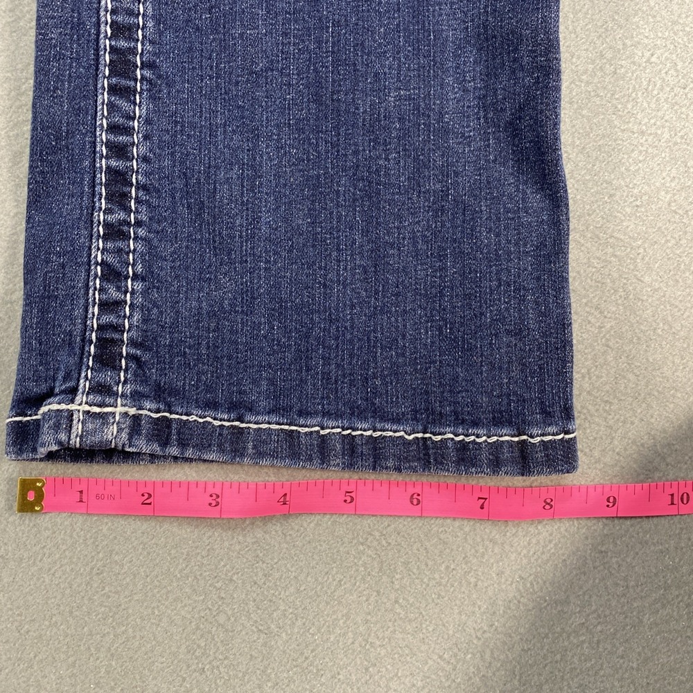 Ariat Womens Jeans Embroidered Pockets 30R (US 10-12) Medium Dark Wash Western - Picture 5 of 9
